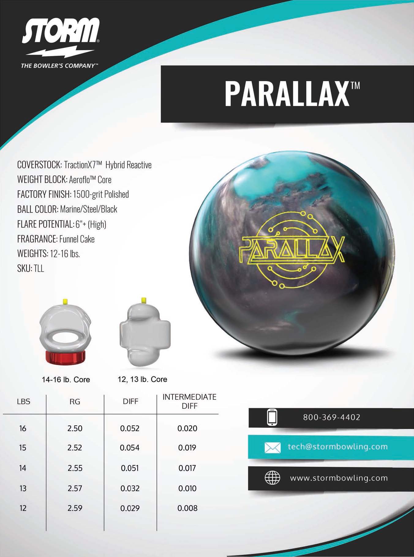 Storm Parallax Bowling Ball 