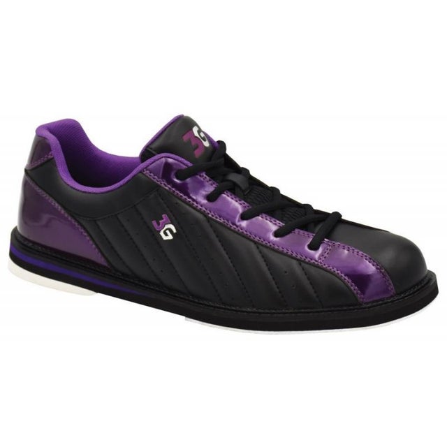 Kicks Black Metallic Purple 3G Unisex Bowling Shoes - AboveALLBowling.com