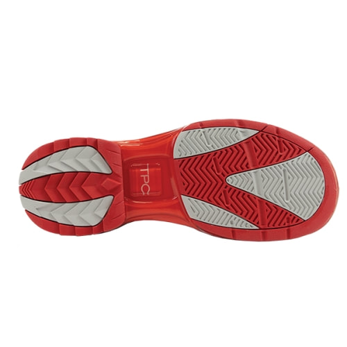KR Alpha Grey/Red TPC (RH) Unisex Bowling Shoes - AboveALLBowling.com